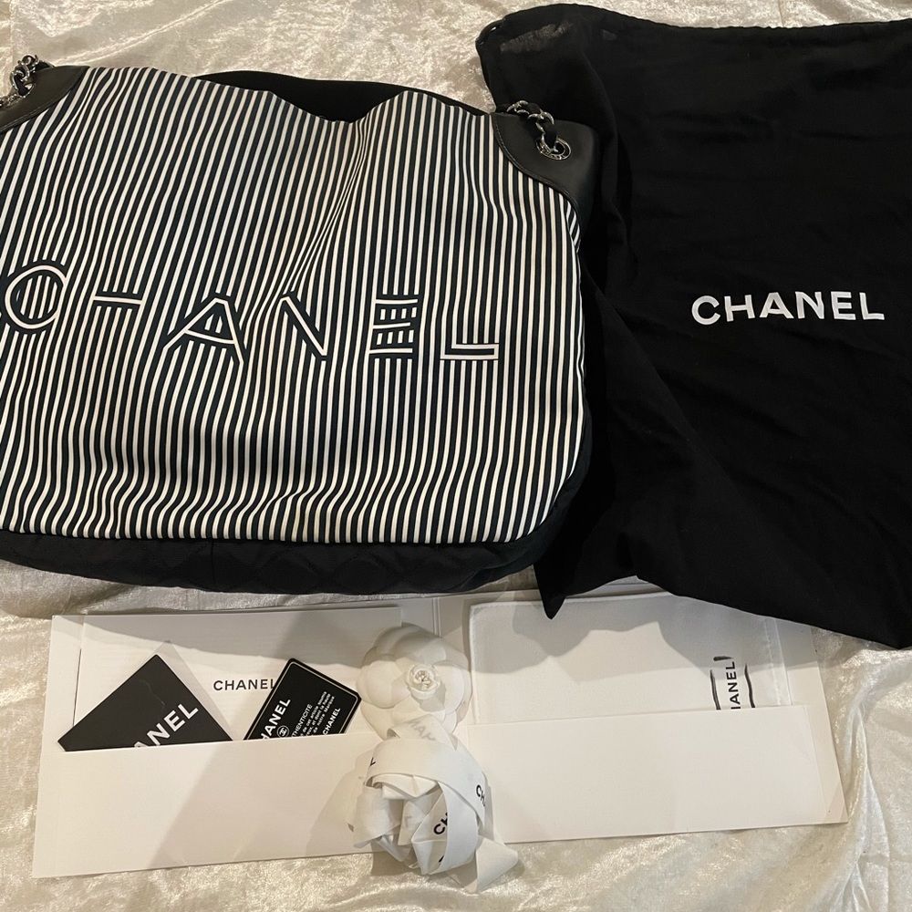 Chanel large cloth bag